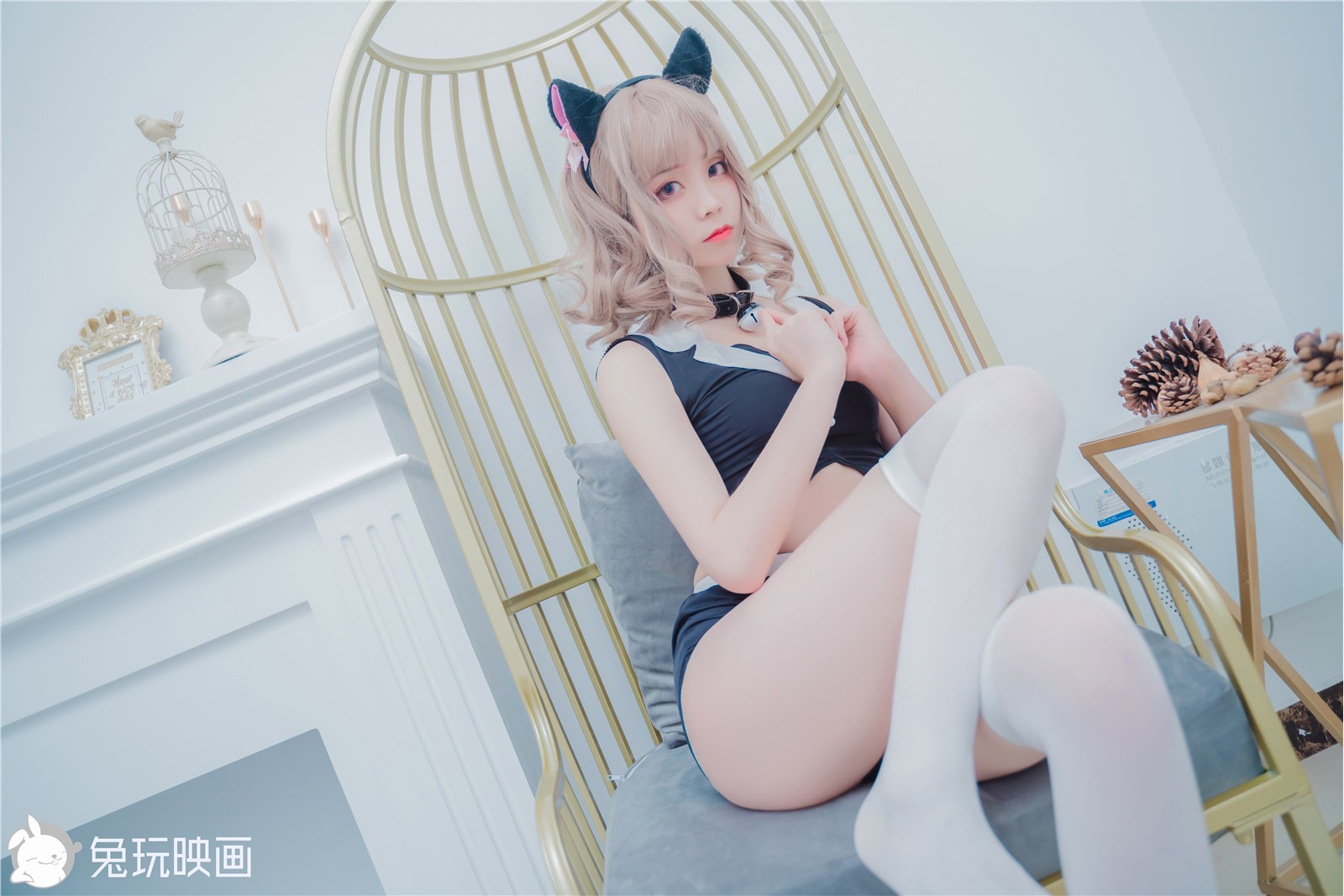 Rabbit Playing with Imagery VOL.070 Cute Meow Girlfriend(23)